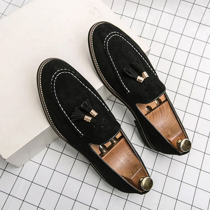 Mocassins Mariage Homme Brodés Élégants