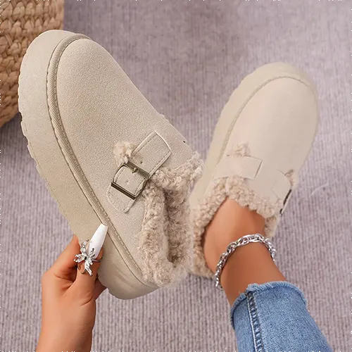 Chaussons Peluche Confortables pour Domicile