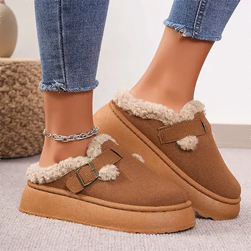 Chaussons Peluche Confortables pour Domicile