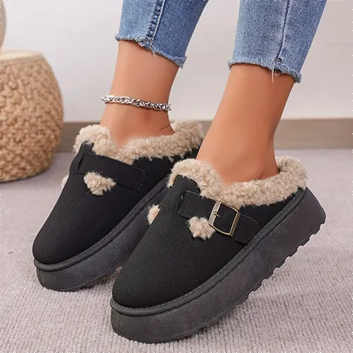 Chaussons Peluche Confortables pour Domicile - PanierRoyale