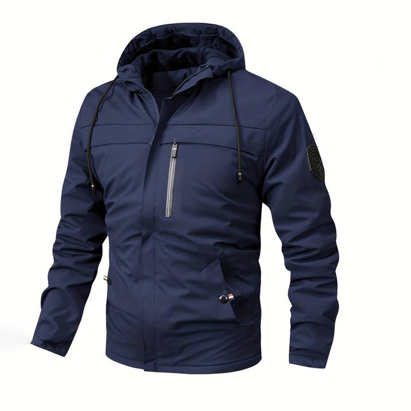 Veste à capuche imperméable pour homme