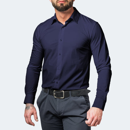 Chemise Homme Taille Slim pour Bureau et Quotidien - PanierRoyale