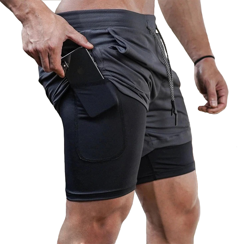 Shorts homme multidirectionnel sportif