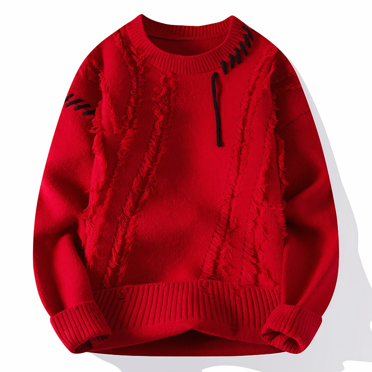 Pull Homme Hiver Chaud en Laine Mélangée