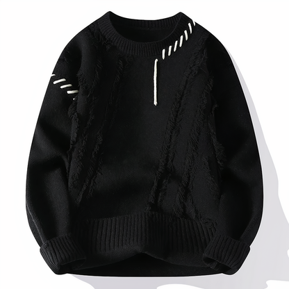 Pull Homme Hiver Chaud en Laine Mélangée