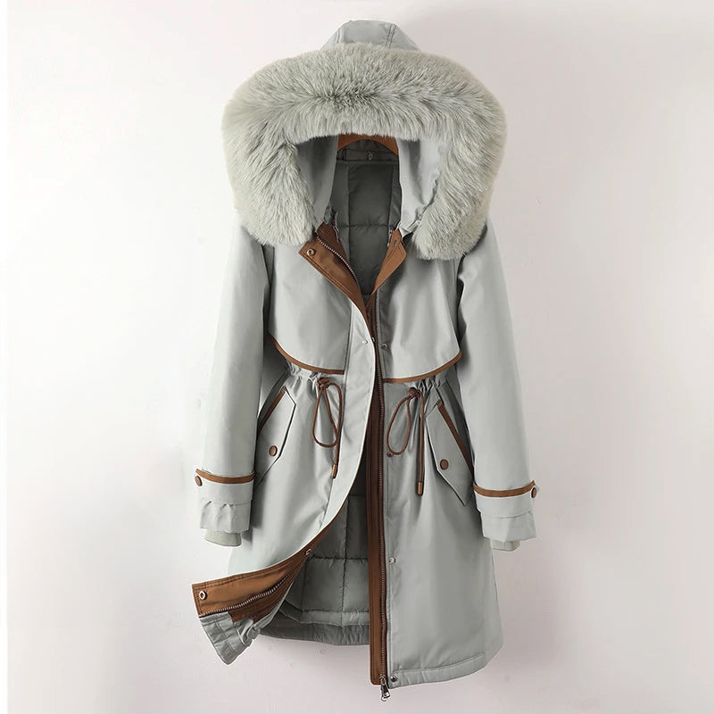 Veste Hiver Douillette pour Femme avec Capuche
