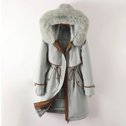 Veste Hiver Douillette pour Femme avec Capuche