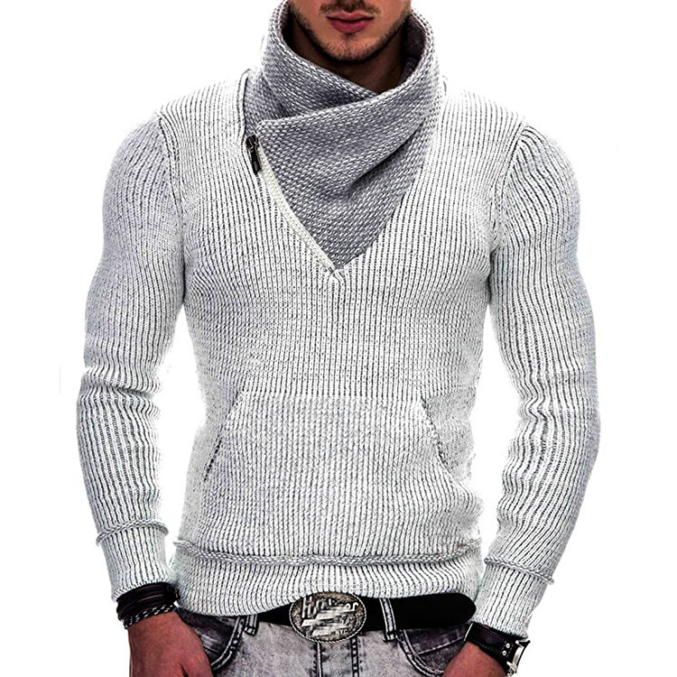 Pull à Capuchon Zippé Homme Chic et Sport
