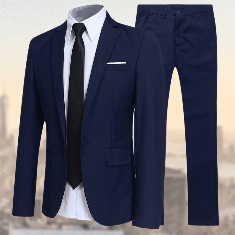 Costume Mariage Homme 2 Pièces Slim Fit sur Mesure - PanierRoyale