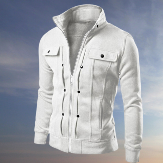 Veste de sport à capuche et manches longues zippée - PanierRoyale