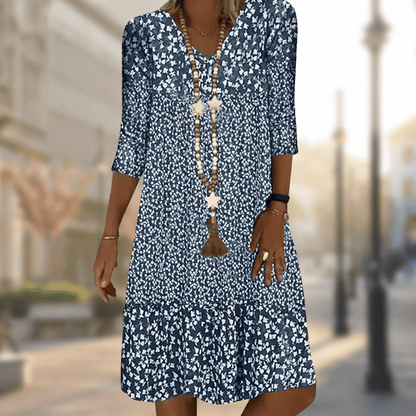 Robe Femme Élégante Midi Droite et Confortable - PanierRoyale
