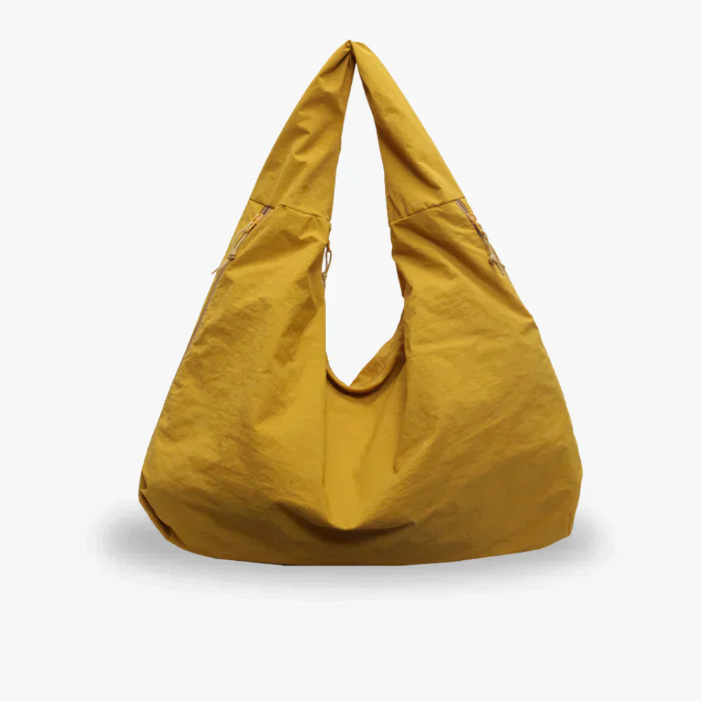 Sac à main en toile jaune vintaged pour femme - PanierRoyale