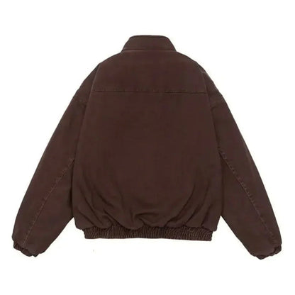Veste Hiver Homme Casual à Fermeture Éclair