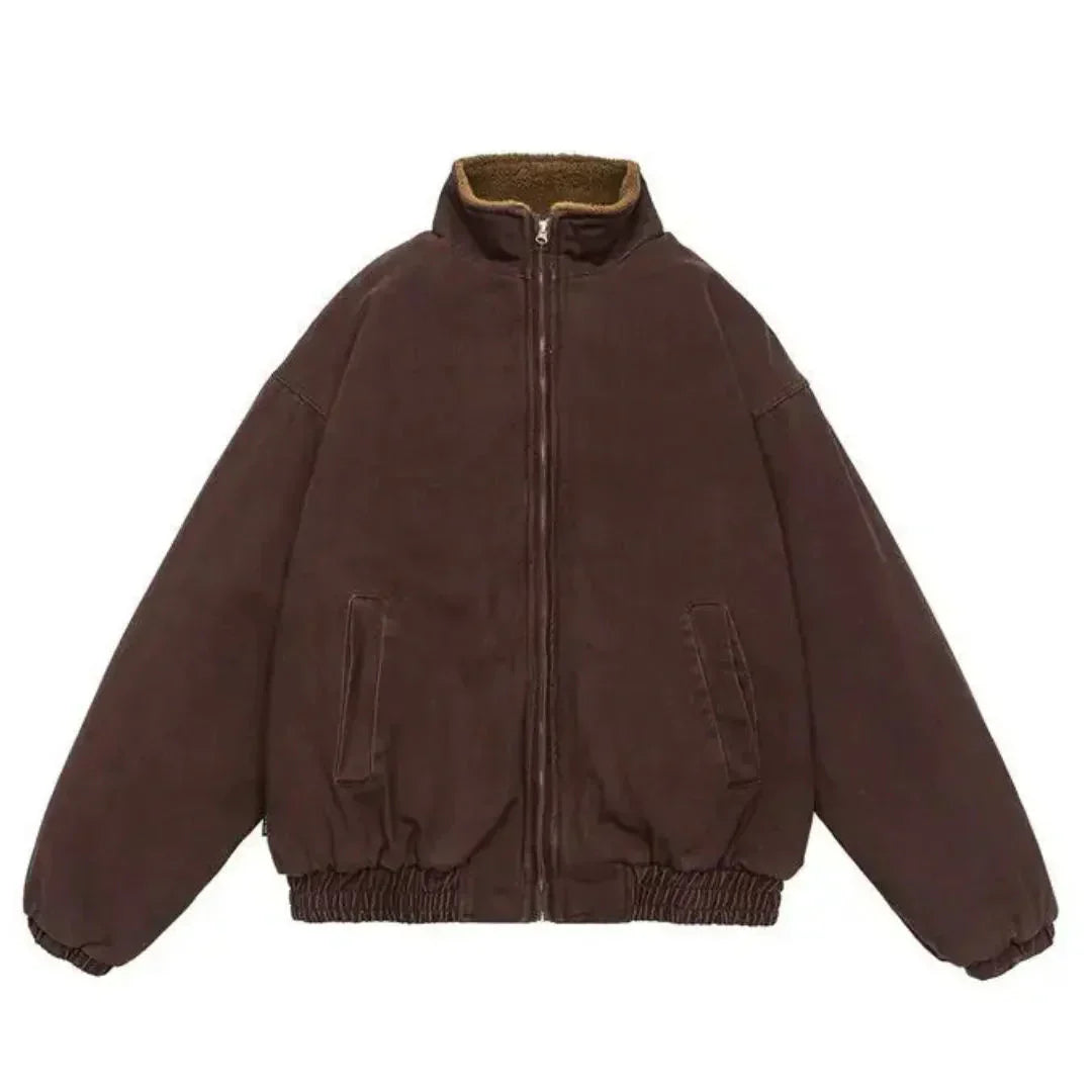 Veste Hiver Homme Casual à Fermeture Éclair - BerlinGlamour