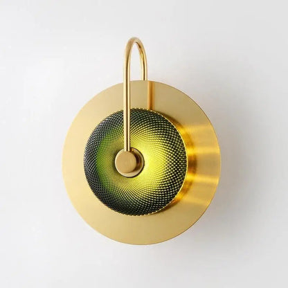 Dorevia™ – Applique Murale LED Or & Vert Moderne avec Lumière Chaude