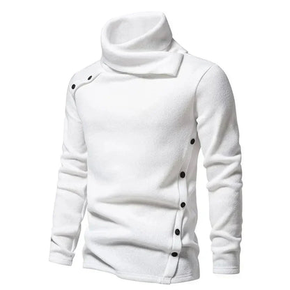 Pull Col Montant Chic Homme Hiver