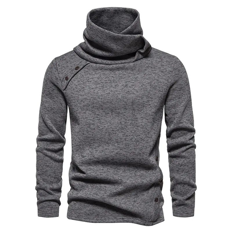 Pull Col Montant Chic Homme Hiver - PanierRoyale