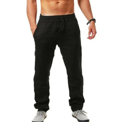 Pantalon Homme Lin Été Léger - PanierRoyale