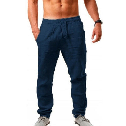 Pantalon Homme Lin Été Léger
