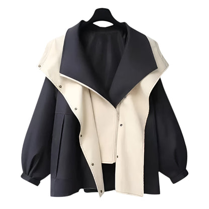 Veste Imperméable Femme 2 en 1 Étanche et Ventée
