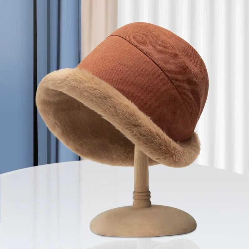 Chapeau Femme Hivernal Doux et Warme