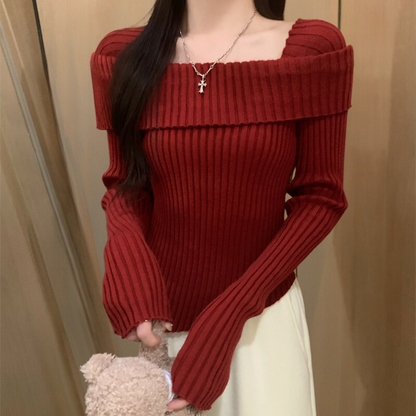 Pull Femme Épaules Dévoilées Chic et Élégant - PanierRoyale