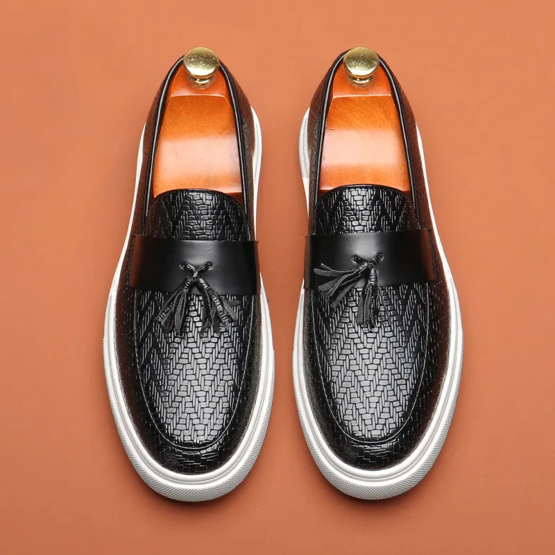 Mocassin Homme Cuir Élégant