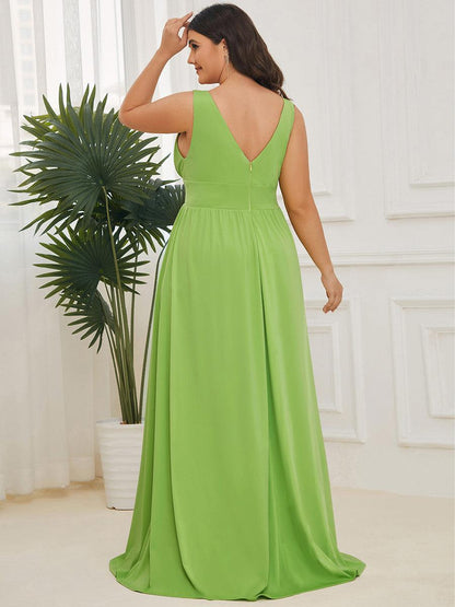 Robe de soirée Femme Taille empire Col en V Fluide