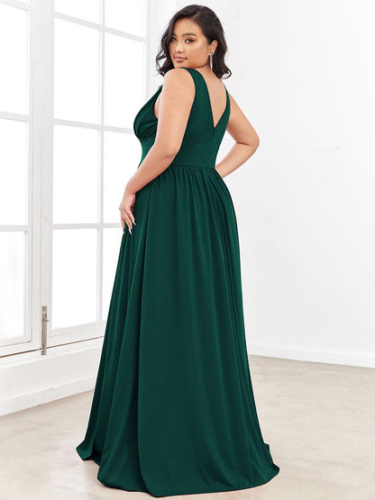 Robe de soirée Femme Taille empire Col en V Fluide