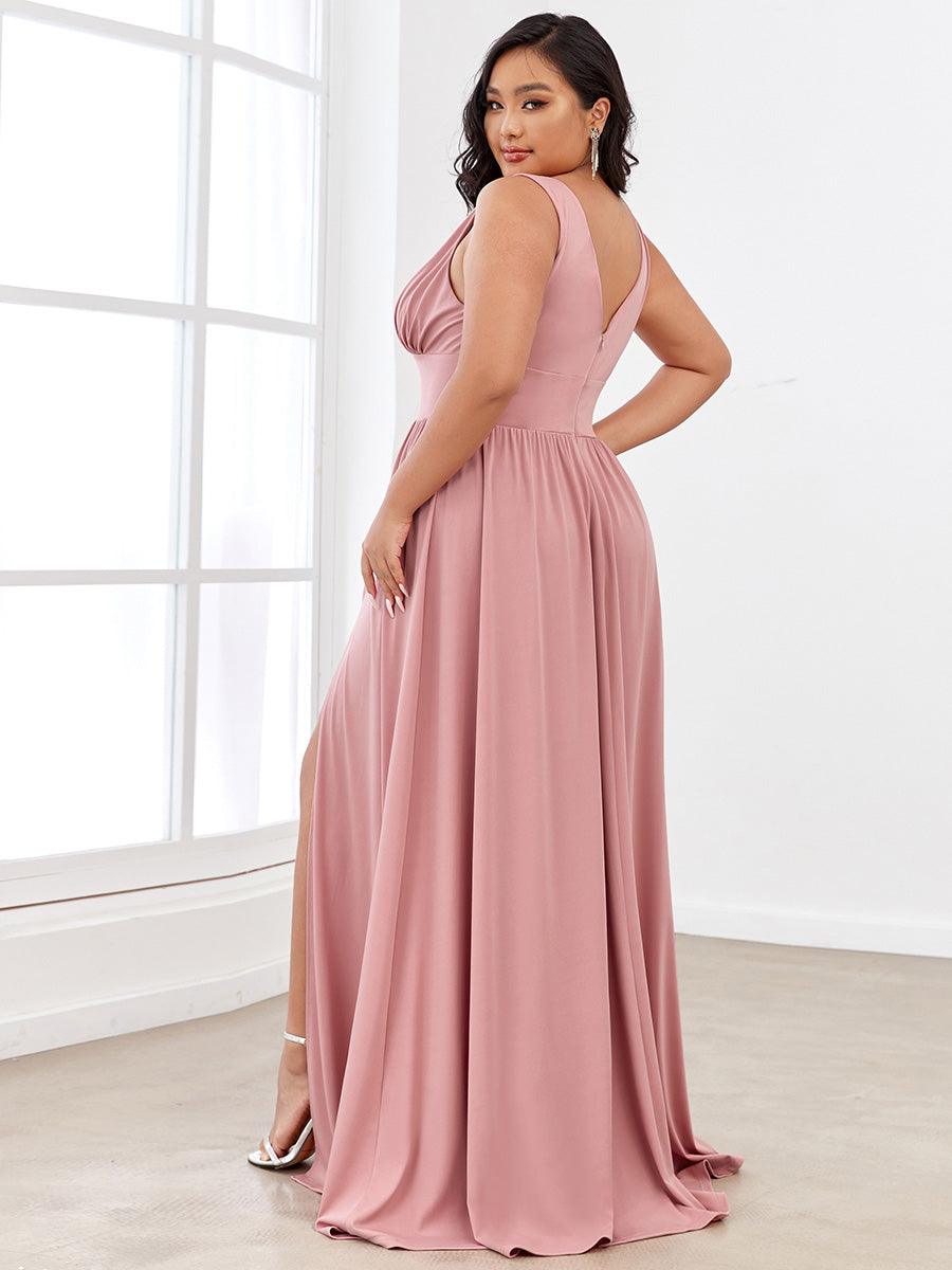 Robe de soirée Femme Taille empire Col en V Fluide