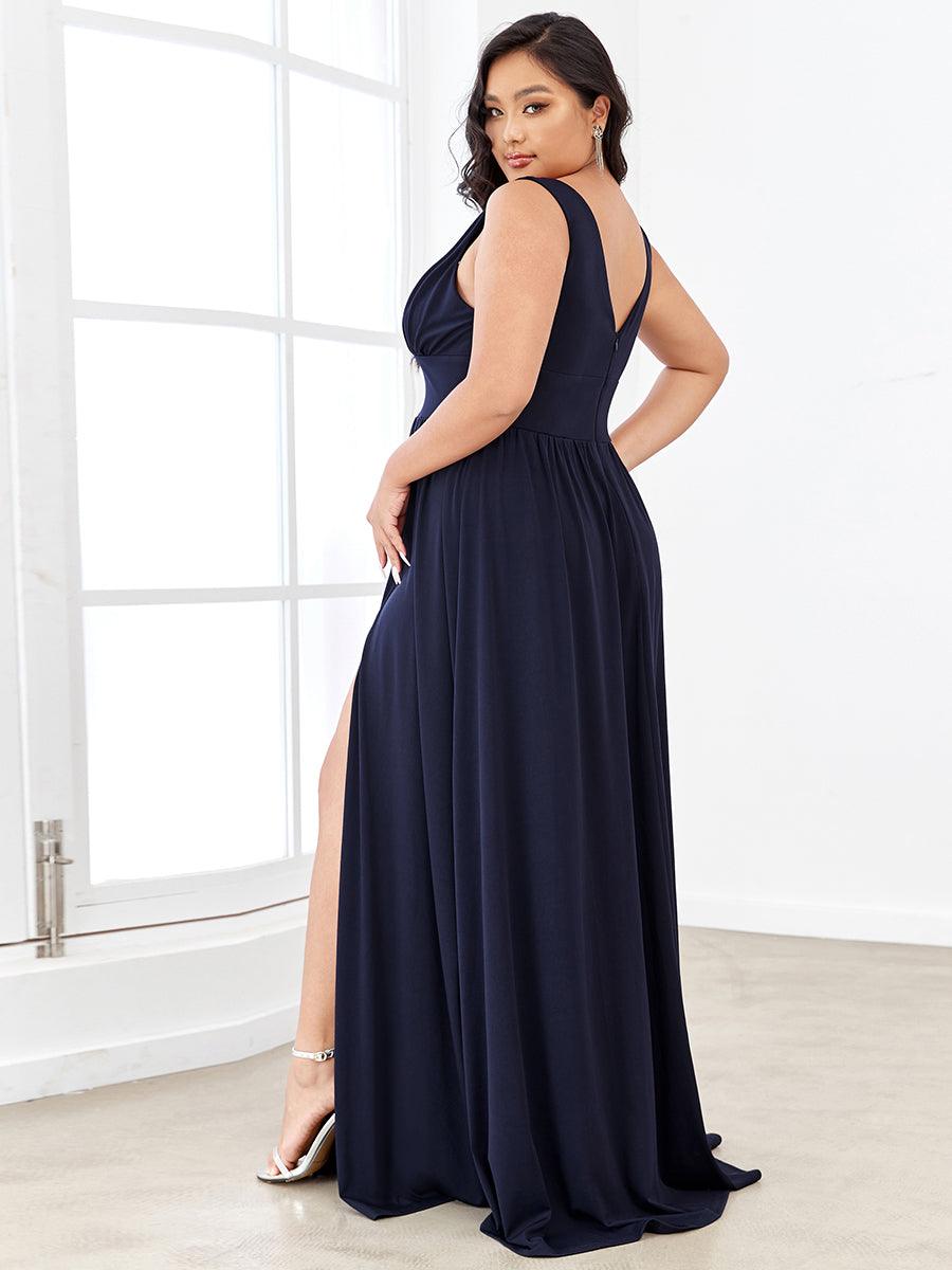 Robe de soirée Femme Taille empire Col en V Fluide