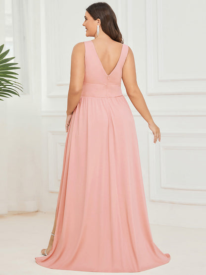 Robe de soirée Femme Taille empire Col en V Fluide