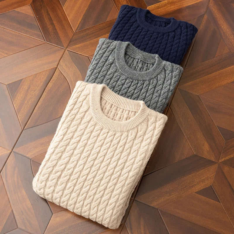 Pull en laine mélange pour homme