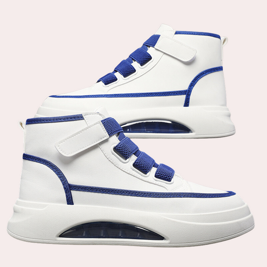 Baskets Hautes Cuir pour Homme Élégant - PanierRoyale