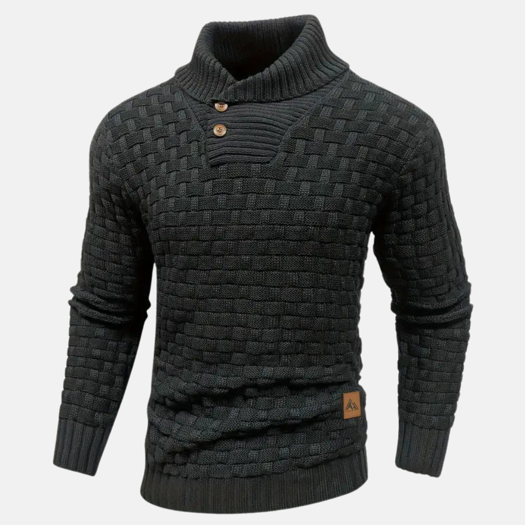 Pull Homme En Maille Doux et Polyvalent