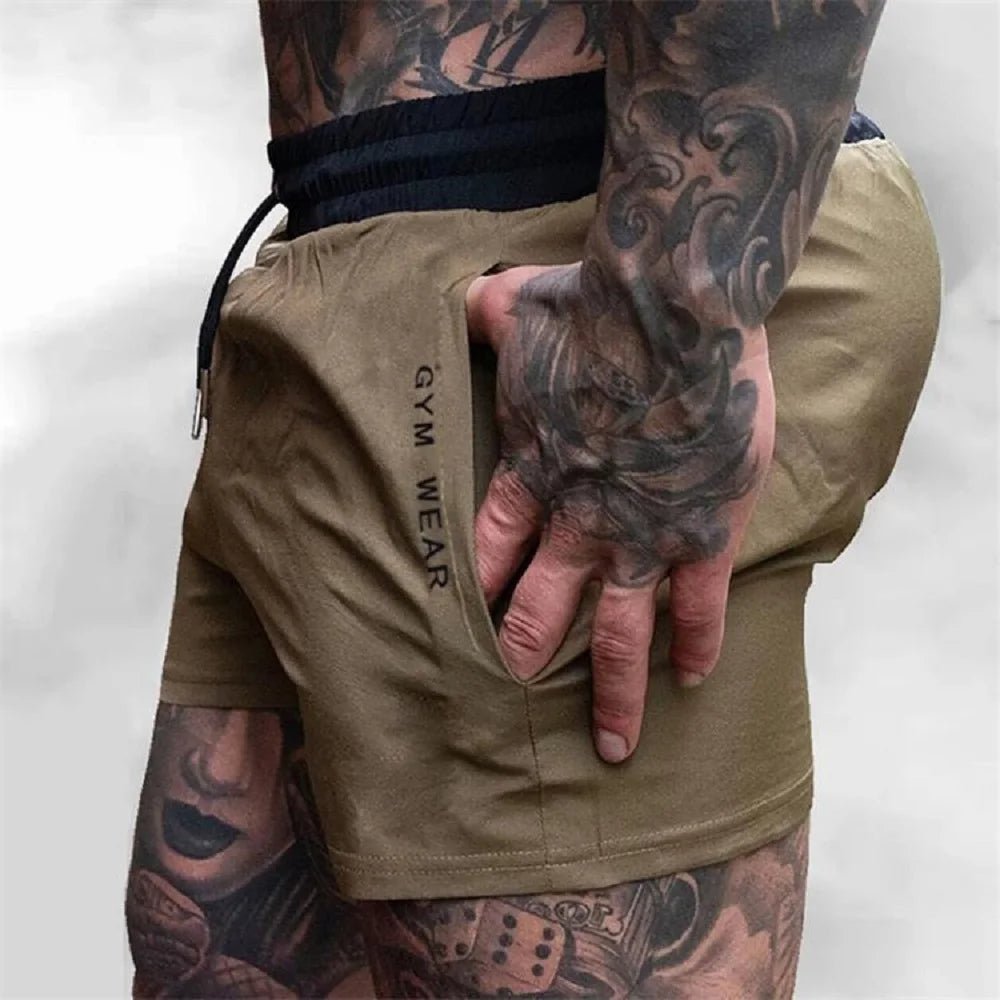 Shorts de Fitness Homme Respirant et Léger