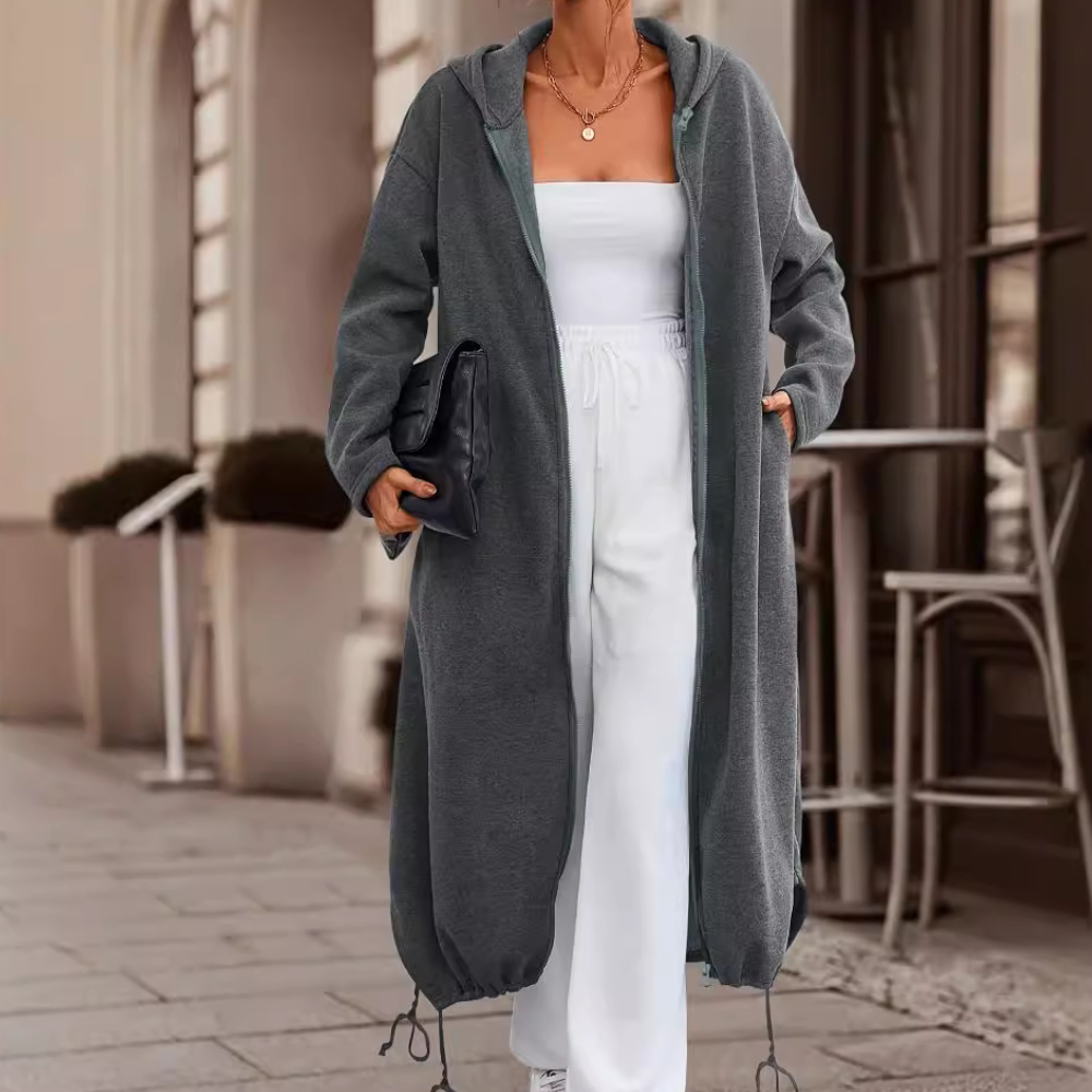 MERYL - Cardigan Long Décontracté pour Femme