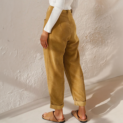 Pantalon Femme Été Haut de Taille Large et Confortable