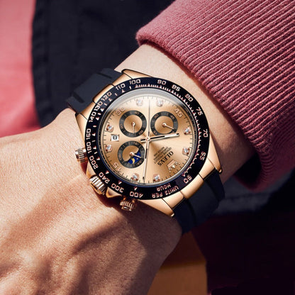 Montre Homme Élégante Acier Inoxydable
