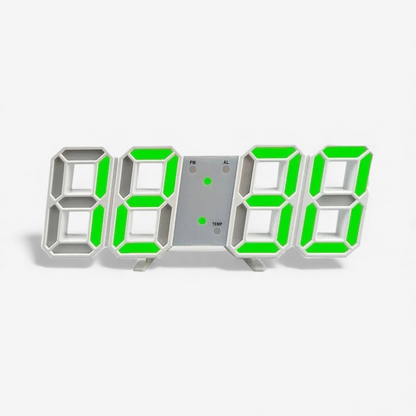 Horloge Murale LED Connectée avec Affichage 3D - PanierRoyale