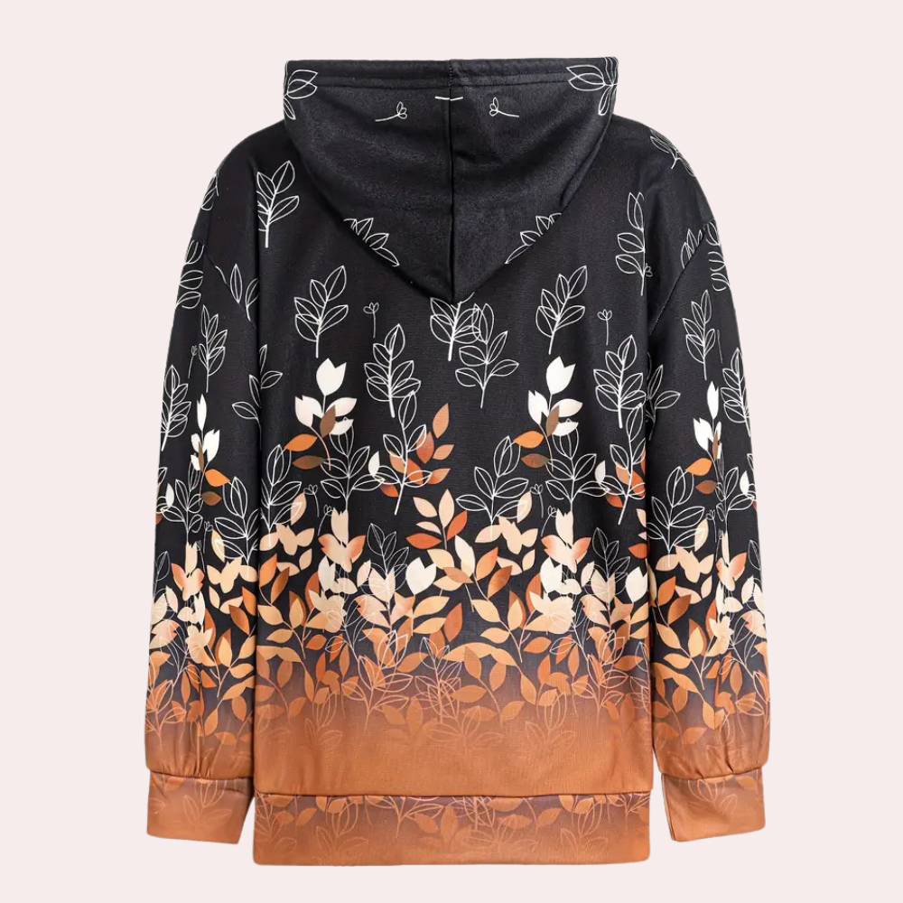Veste à Capuche Élégante Marron - vue 2