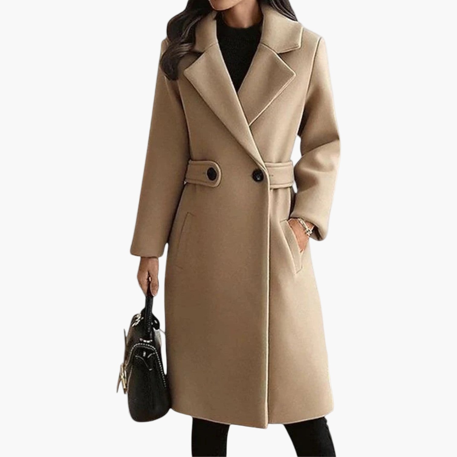 Manteau Femme Hiver Classique Double Bouton - BerlinGlamour