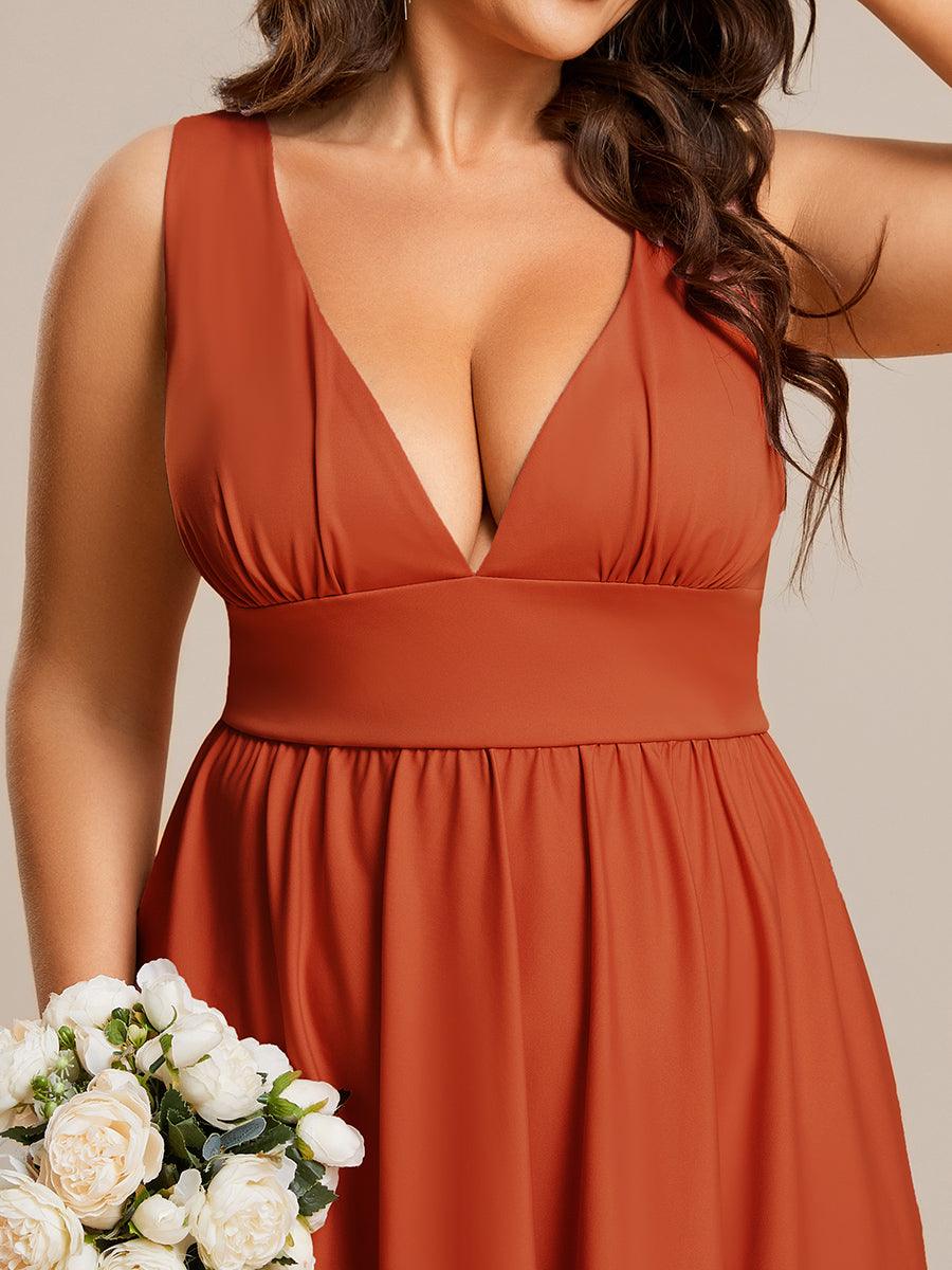 Robe de soirée Femme Taille empire Col en V Fluide