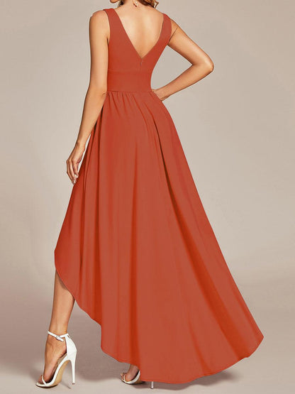 Robe de soirée Femme Taille empire Col en V Fluide