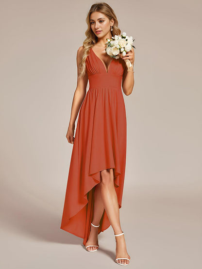 Robe de soirée Femme Taille empire Col en V Fluide