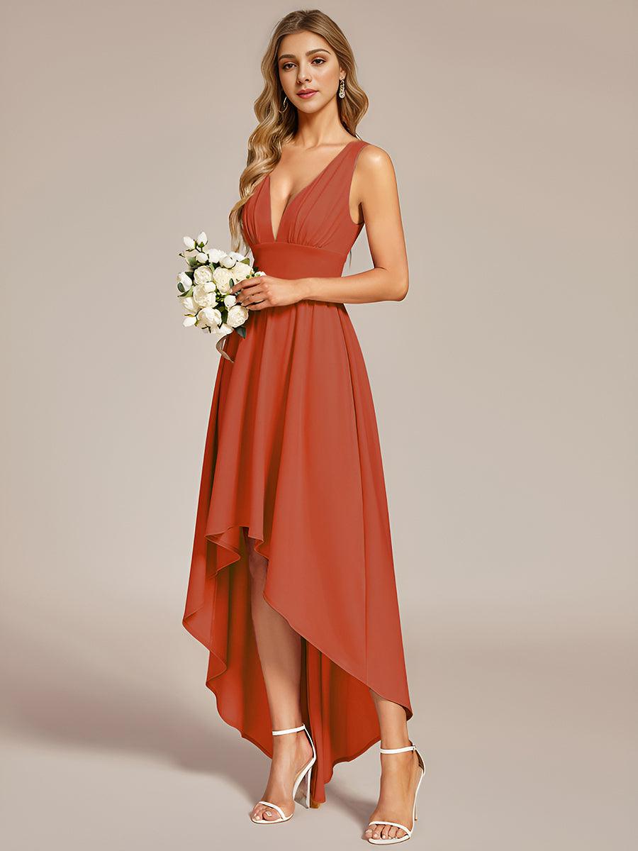 Robe de soirée Femme Taille empire Col en V Fluide