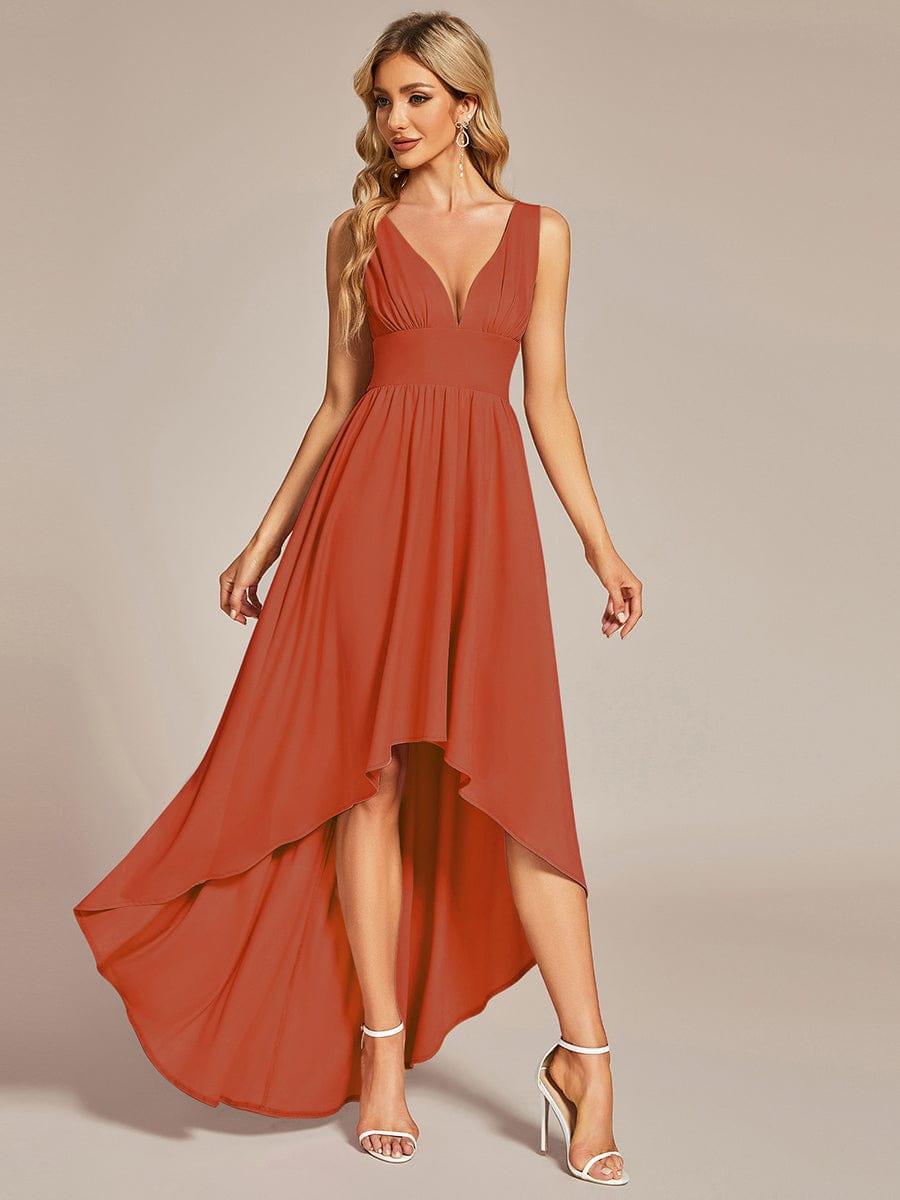 Robe de soirée Femme Taille empire Col en V Fluide