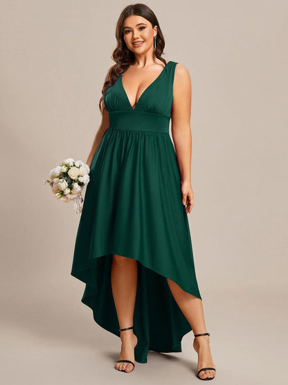 Robe de soirée Femme Taille empire Col en V Fluide