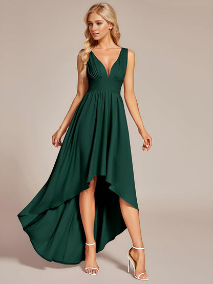 Robe de soirée Femme Taille empire Col en V Fluide