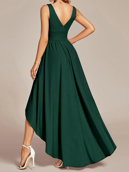Robe de soirée Femme Taille empire Col en V Fluide